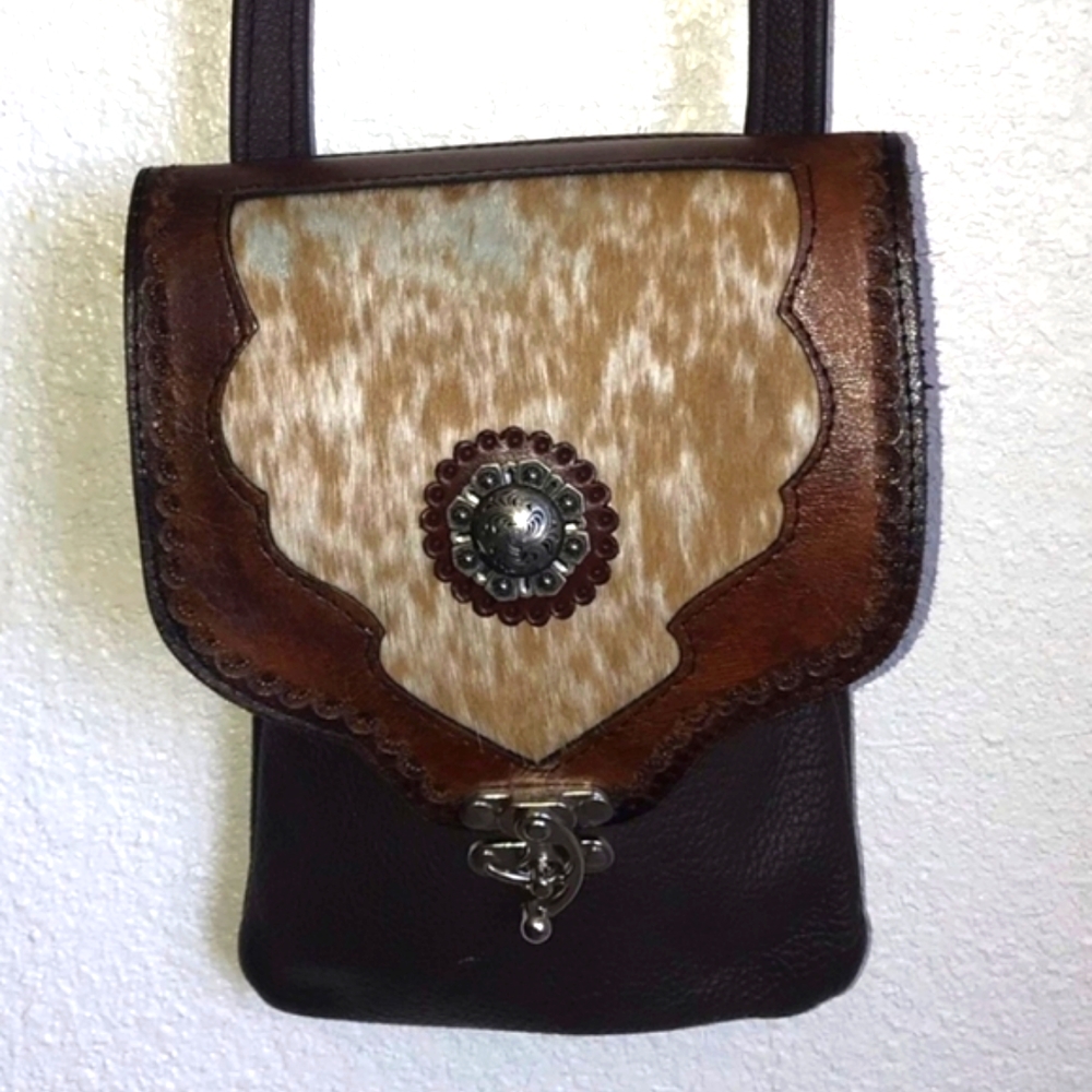 Cow Hide Hair On Hand Bag